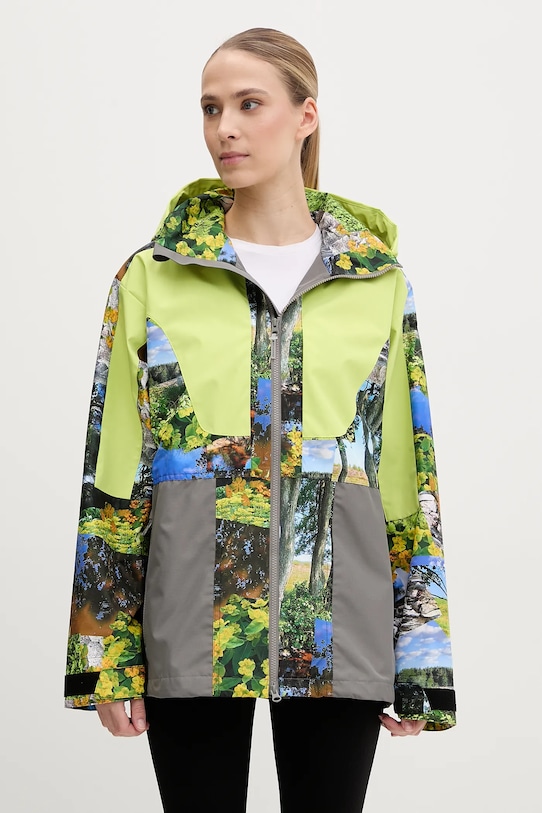 

Дождевик TrueNature Earth Collage Adidas By Stella Mccartney, зеленый