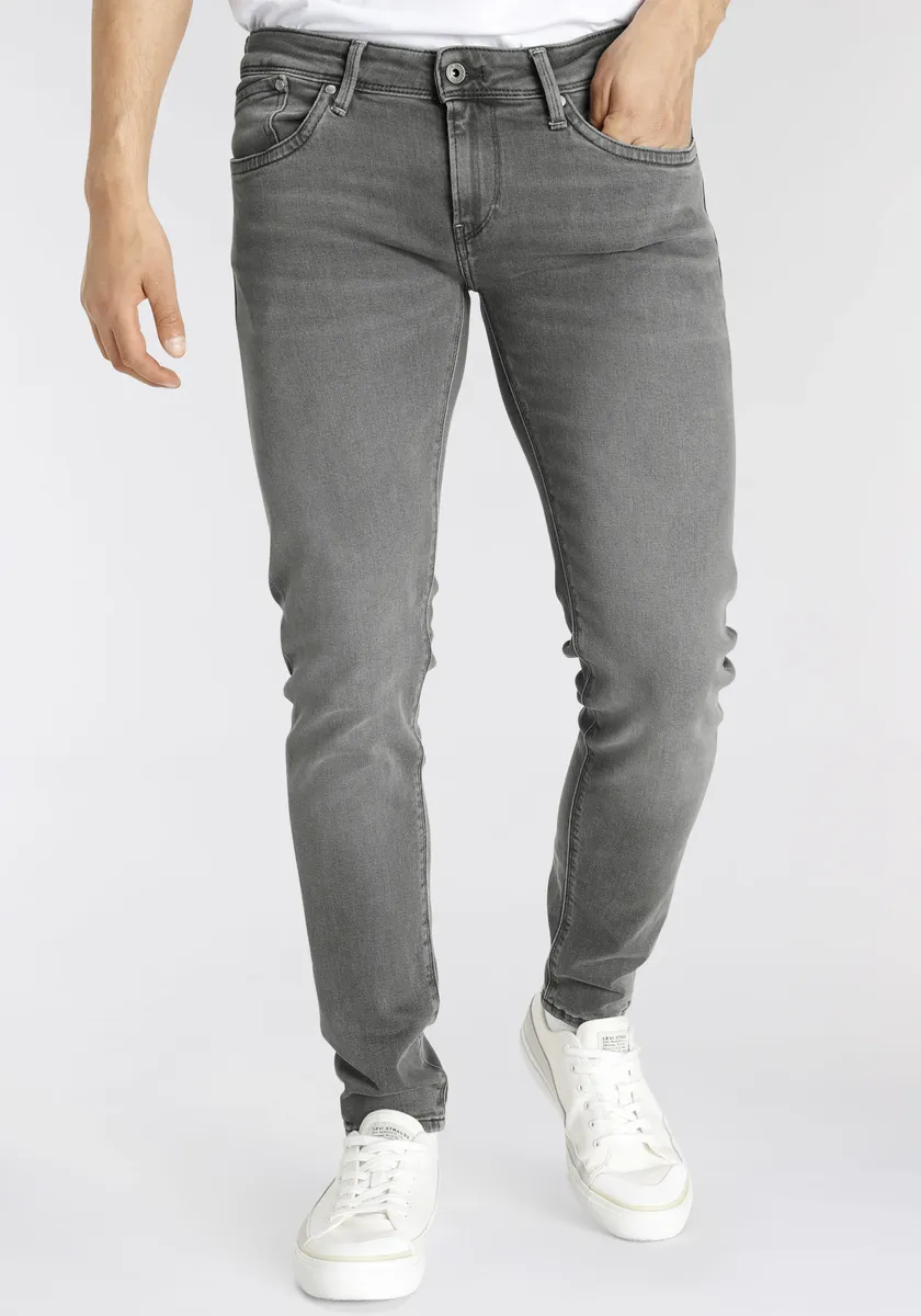

Джинсы узкого кроя Pepe Jeans "Hatch", серый