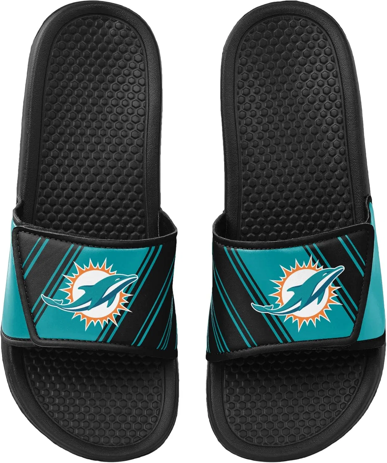 Мужские спортивные тапочки FOCO Legacy Velcro Sport Slide New York Giants Legacy Sport с застежкой-липучкой - размер Large, Atlanta Falcons — фото 2