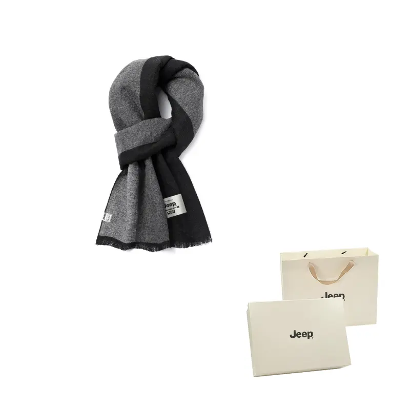 

Шарф из полиэстера Unisex Jeep, темно-серый