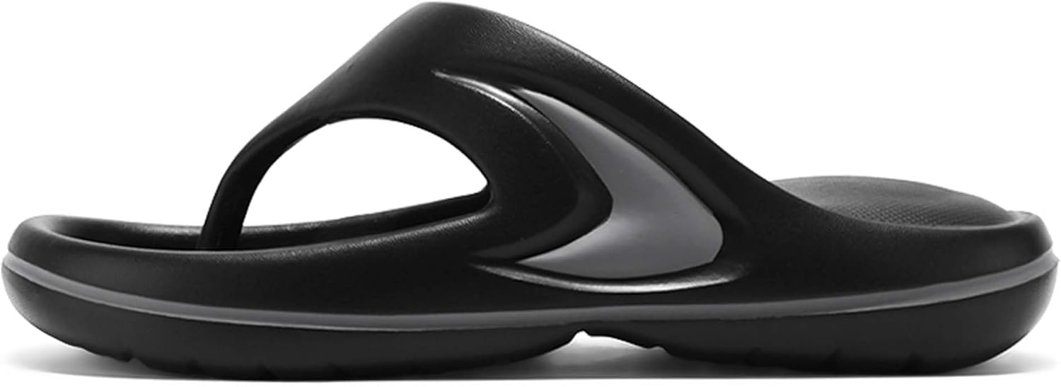 

Летние легкие и удобные тапочки с ощущением мягкости, повседневные шлепанцы Generic, черный