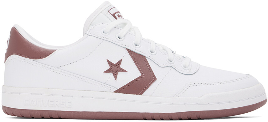 

Белые и коричневые низкие кроссовки CONS Fastbreak Pro Sport Converse