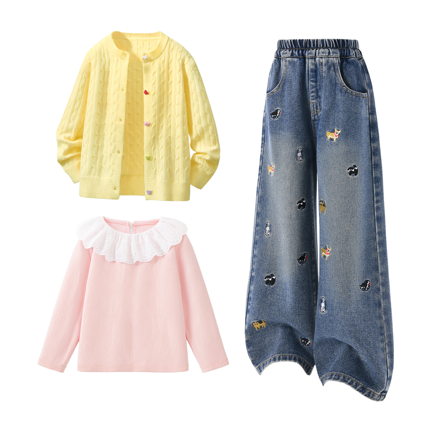 

Детская повседневная спортивная одежда Disney, желтый