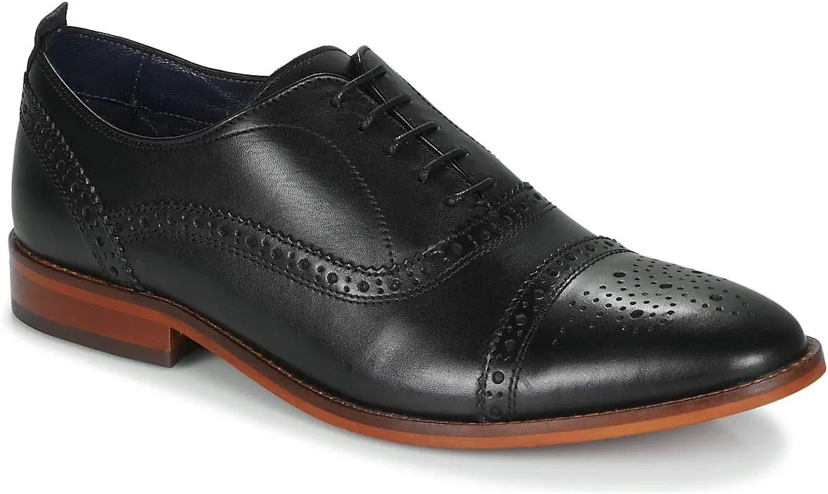 Туфли Base London Herren Guss Smart Shoes, Black