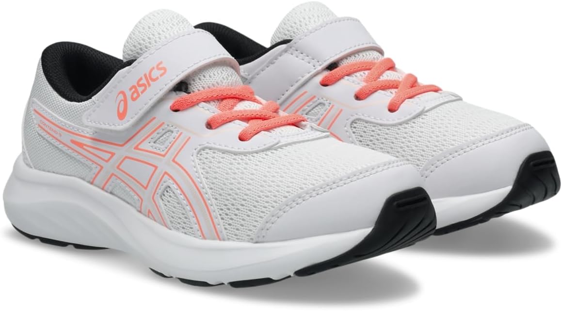 Кроссовки ASICS Boys Contend 9 Ps (для малышей/детей младшего возраста), белый/розовый — фото 2
