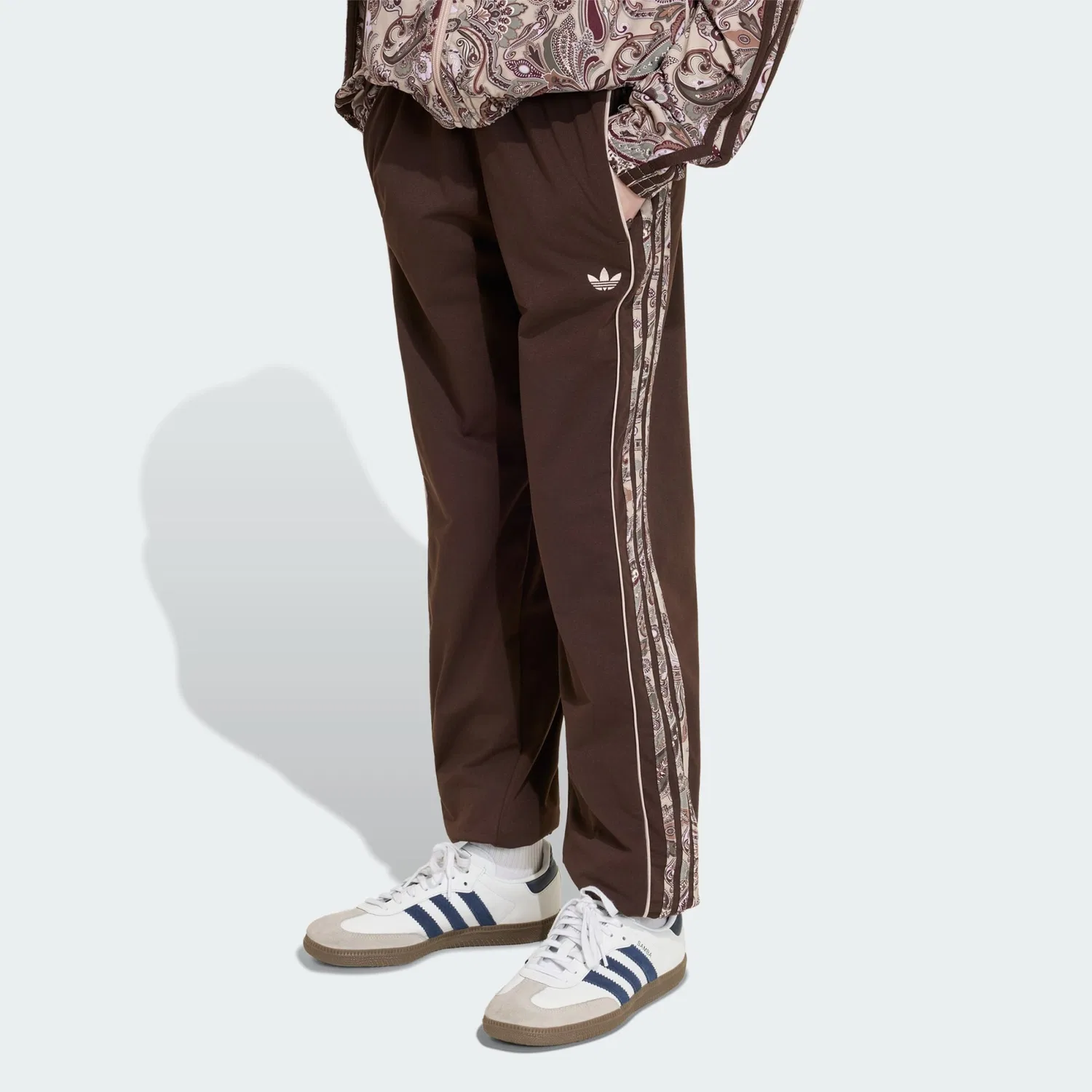 Брюки Adidas Originals свободного кроя Sst, коричневый — фото 2