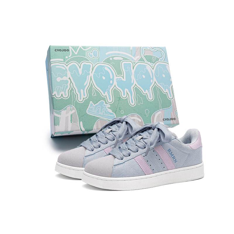 

Кроссовки CVOJOO Skateboarding Shoes Unisex Low-top Purple, синий