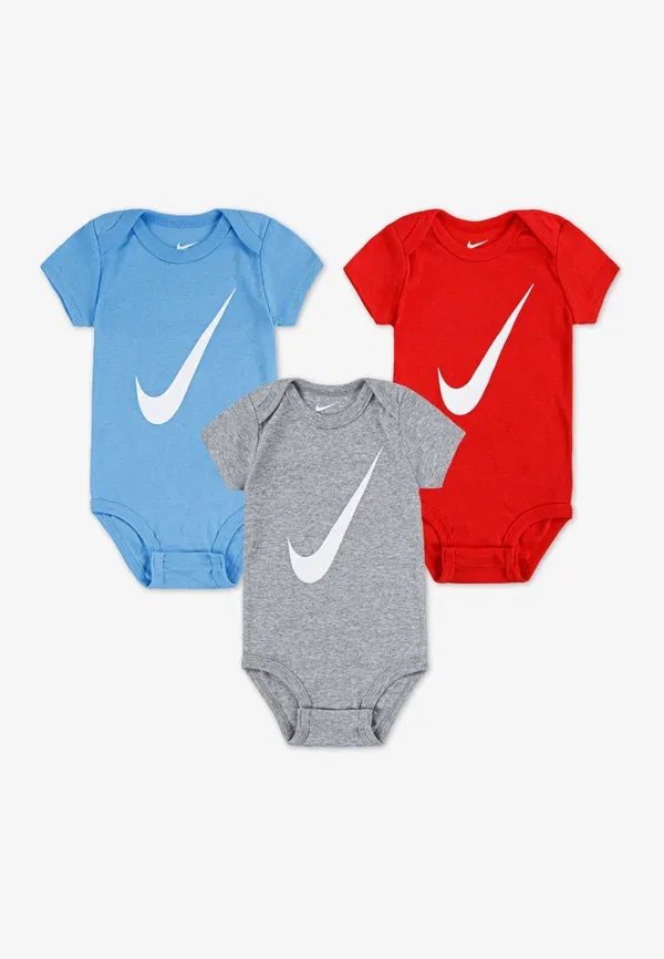 Комплект из 3 боди Nike Sportswear, university red, университетский красный