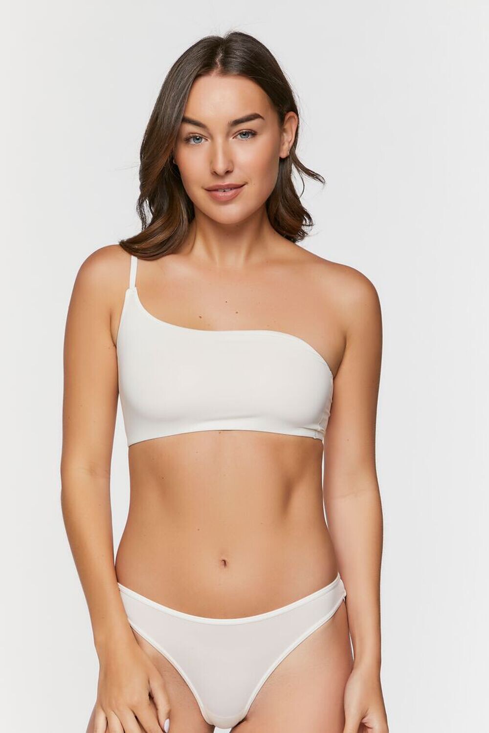 

Нахальные трусики со сборками Forever 21, ванилла