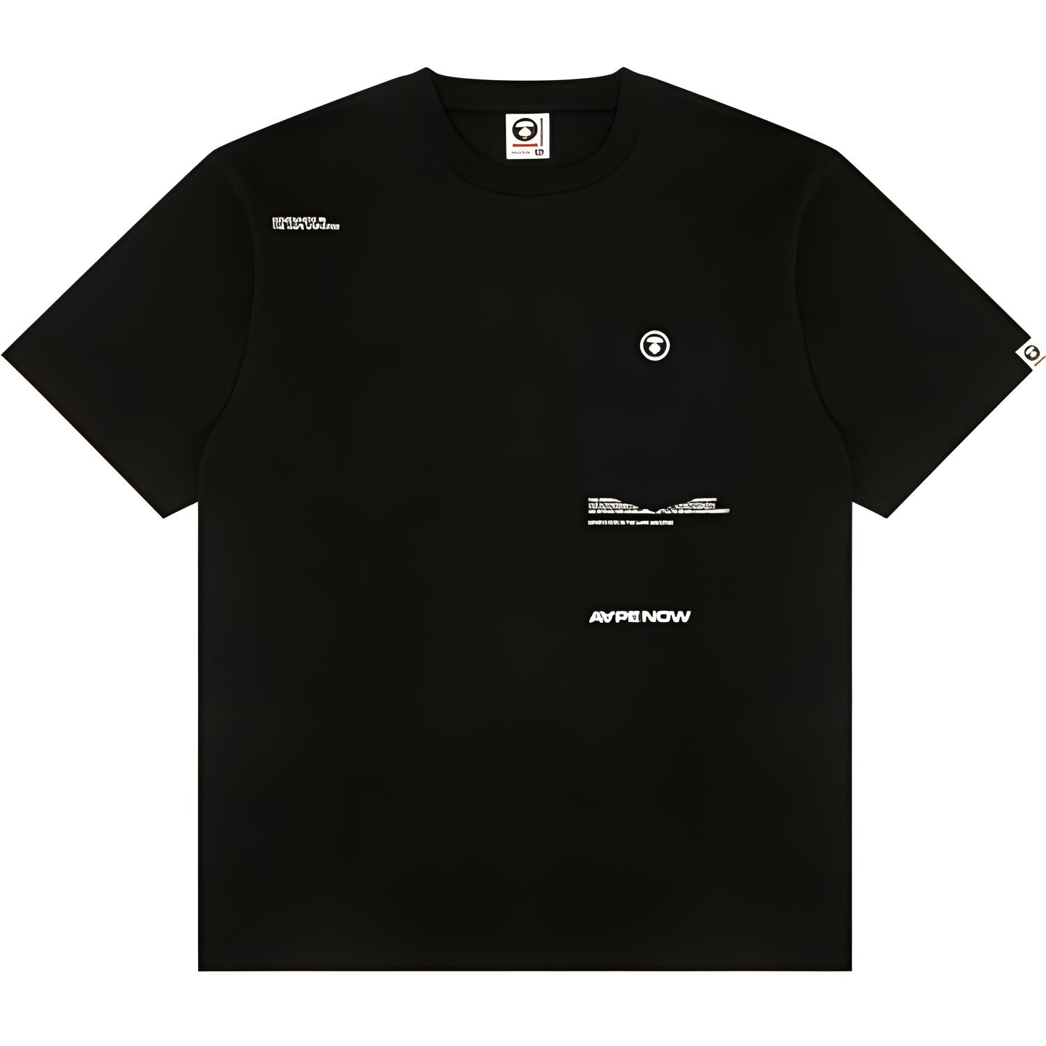 

Футболка мужская Crew Neck Aape, черный