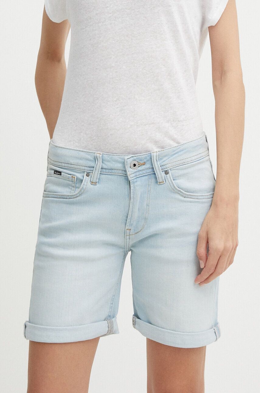 

Джинсовые шорты SLIM SHORT MW Pepe Jeans, синий
