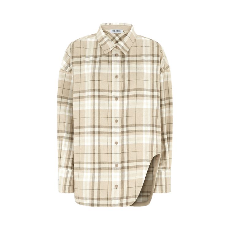 

Рубашка The Attico Eliza Shirt 'Beige', желто-коричневый