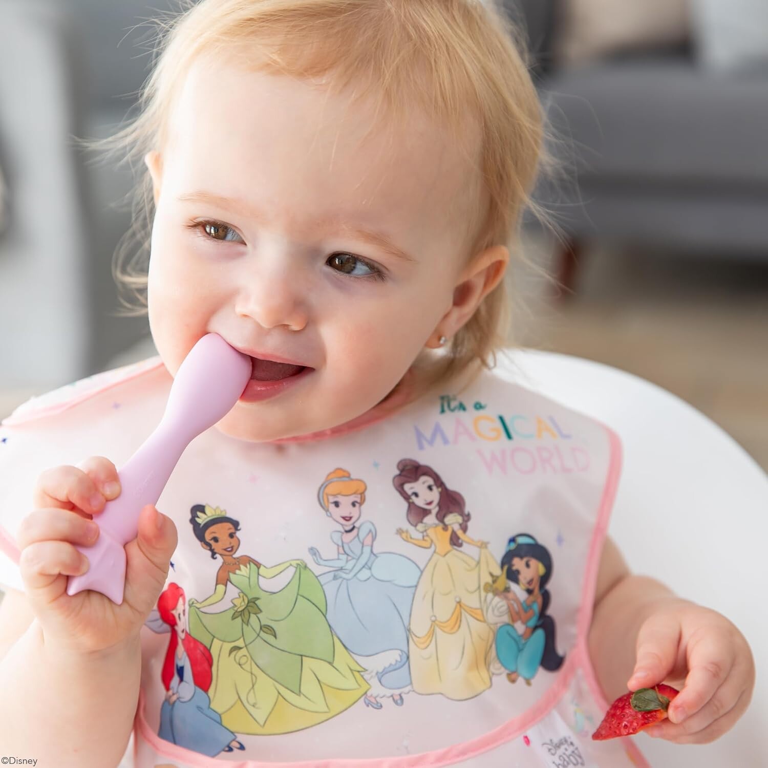 Набор тарелок и ложек Bumkins Disney для младенцев и малышей, Plate And Spoon — фото 3
