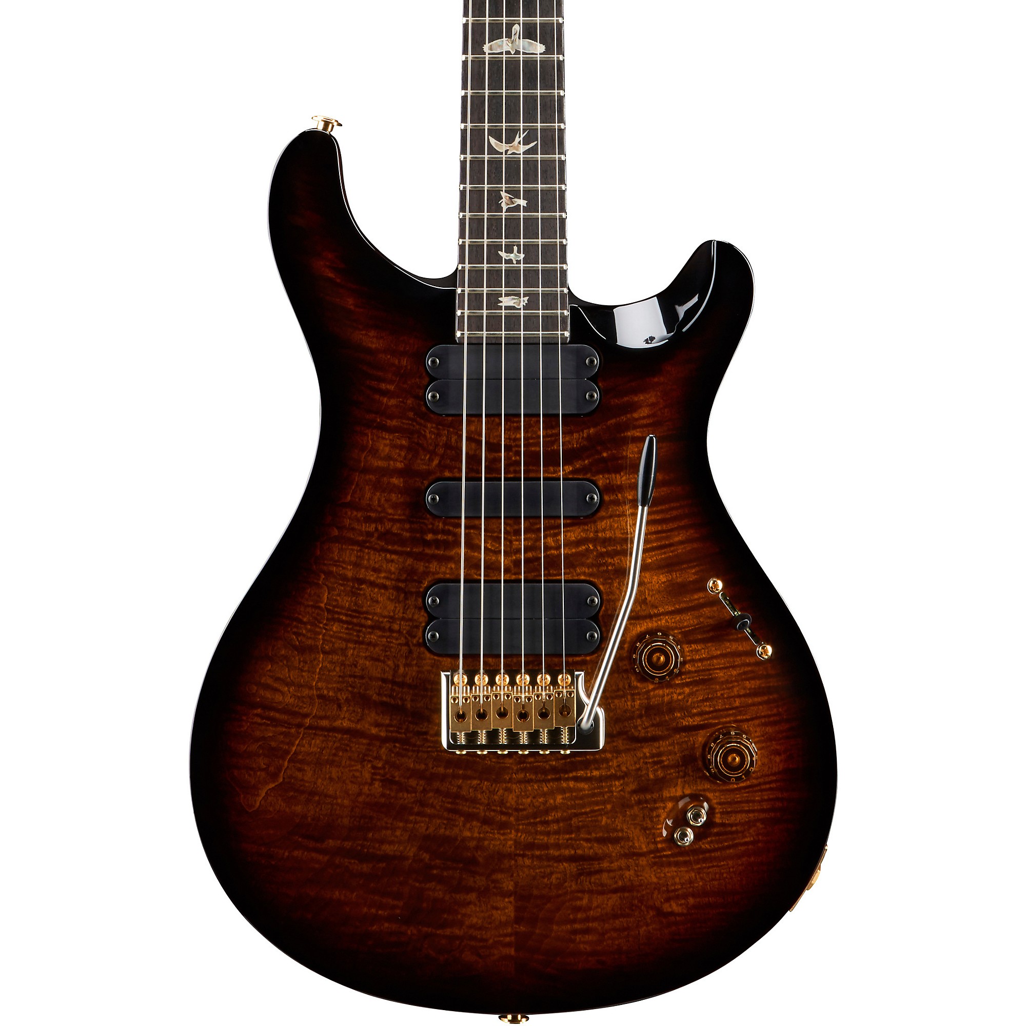 

PRS 509 10 Top with Pattern Электрогитара со стандартным грифом Black Gold Burst