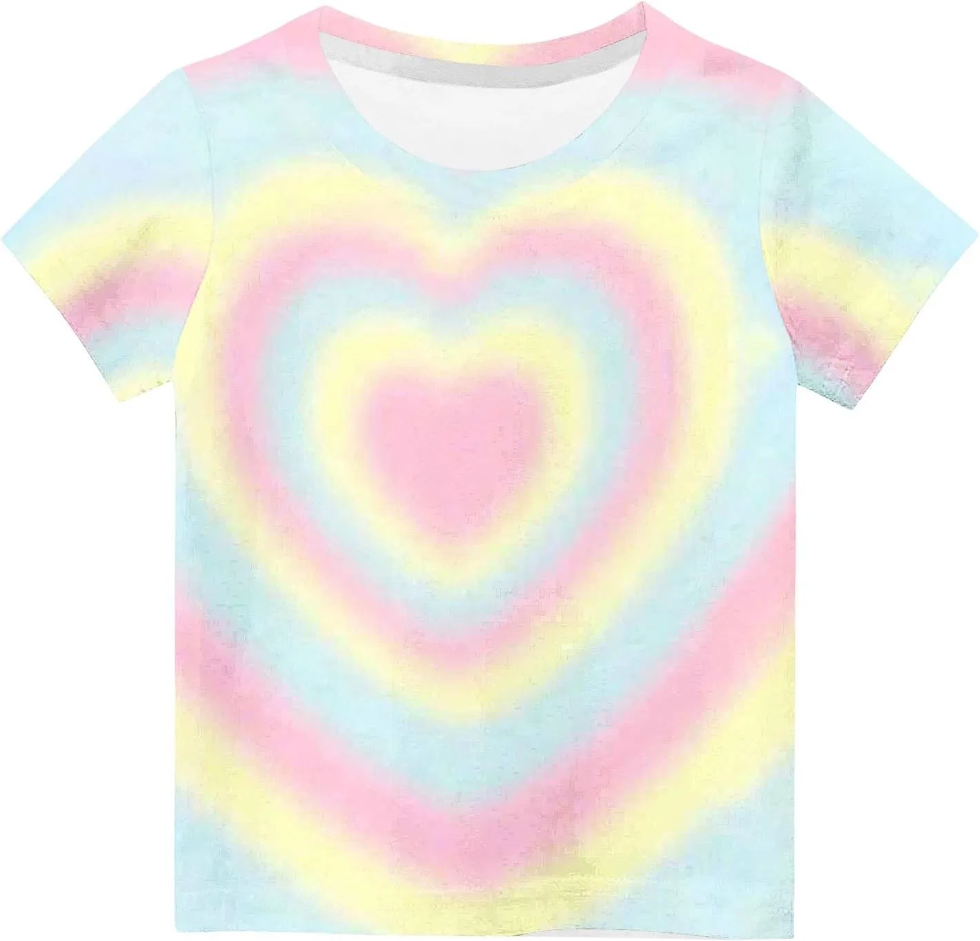 Футболка с графическим принтом и tie-dye, Zzalalana, жёлтая — фото 4