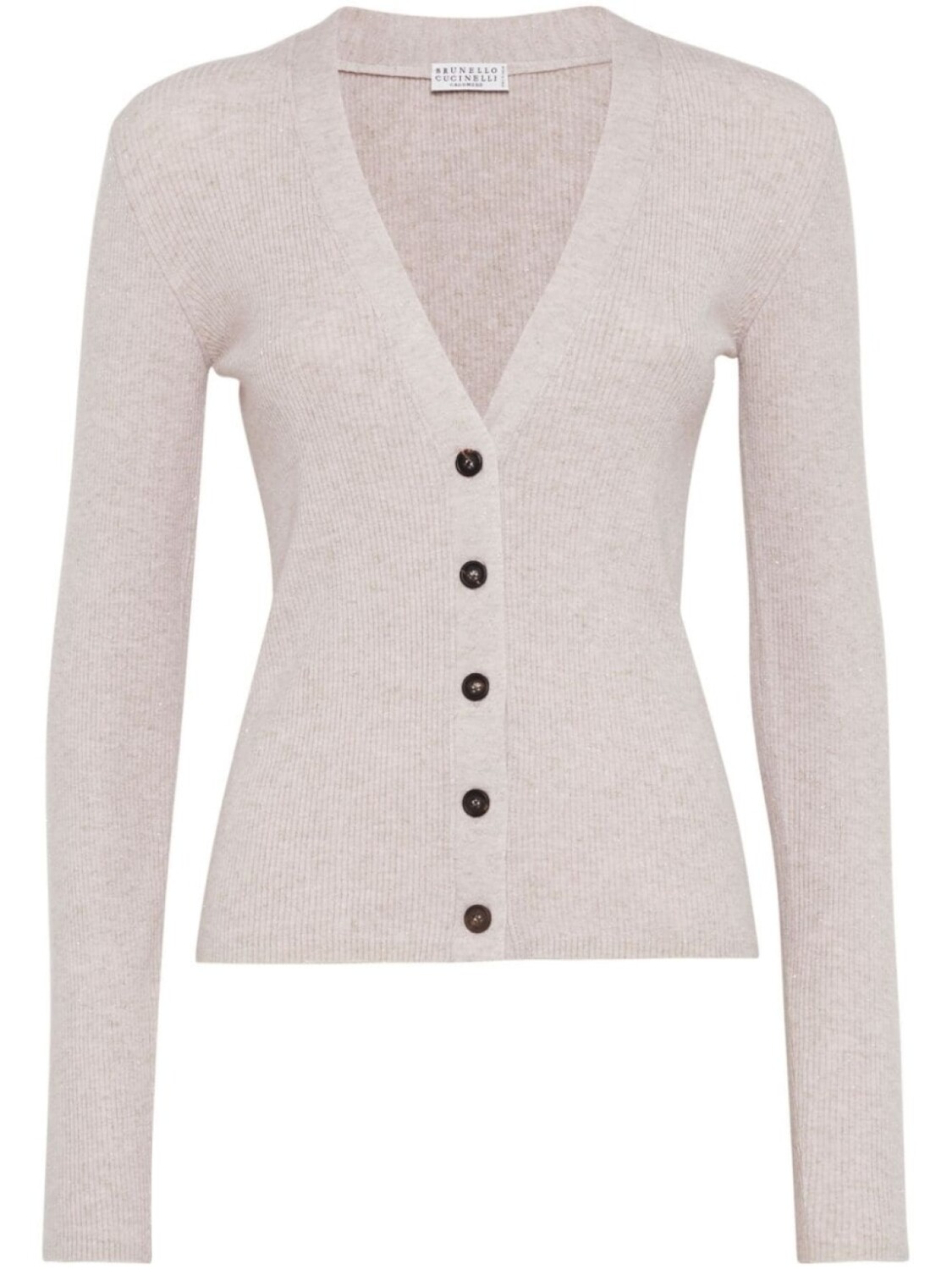 

Кардиган в рубчик Brunello Cucinelli, розовый