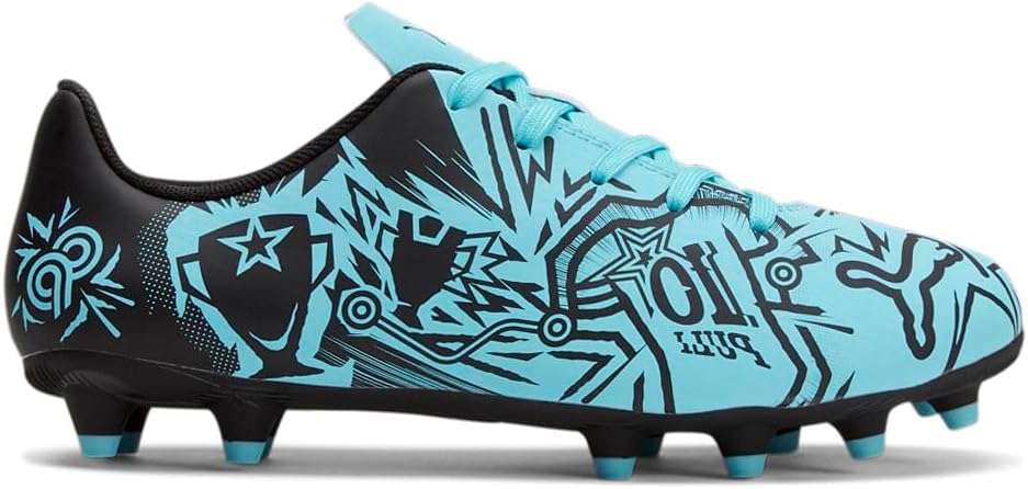 

Футбольные бутсы Puma для детей и подростков Tacto Christian Pulisic Firm, для искусственного покрытия, черный