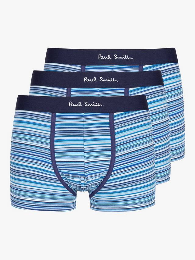 

Фирменные плавки из органической хлопчатобумажной смеси в полоску Paul Smith, синий/разноцветный