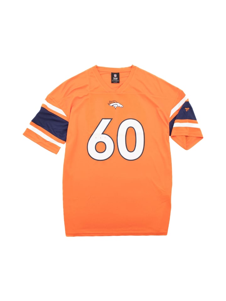 

Футболка NFL Denver Broncos № 60 оранжевого цвета FANATICS