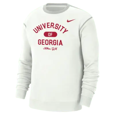 

Топ Nike Georgia, цвет Summit White/Grey Fog/University Red