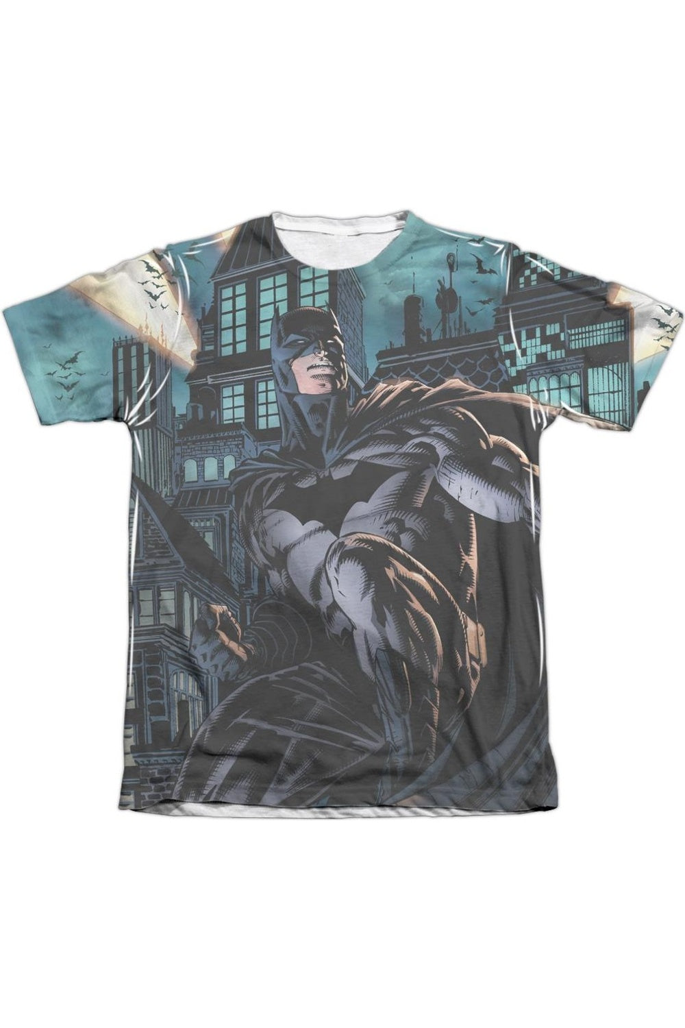 

Футболка с коротким рукавом Batman Coming For You для взрослых из полиэстера/хлопка Gildan, белый