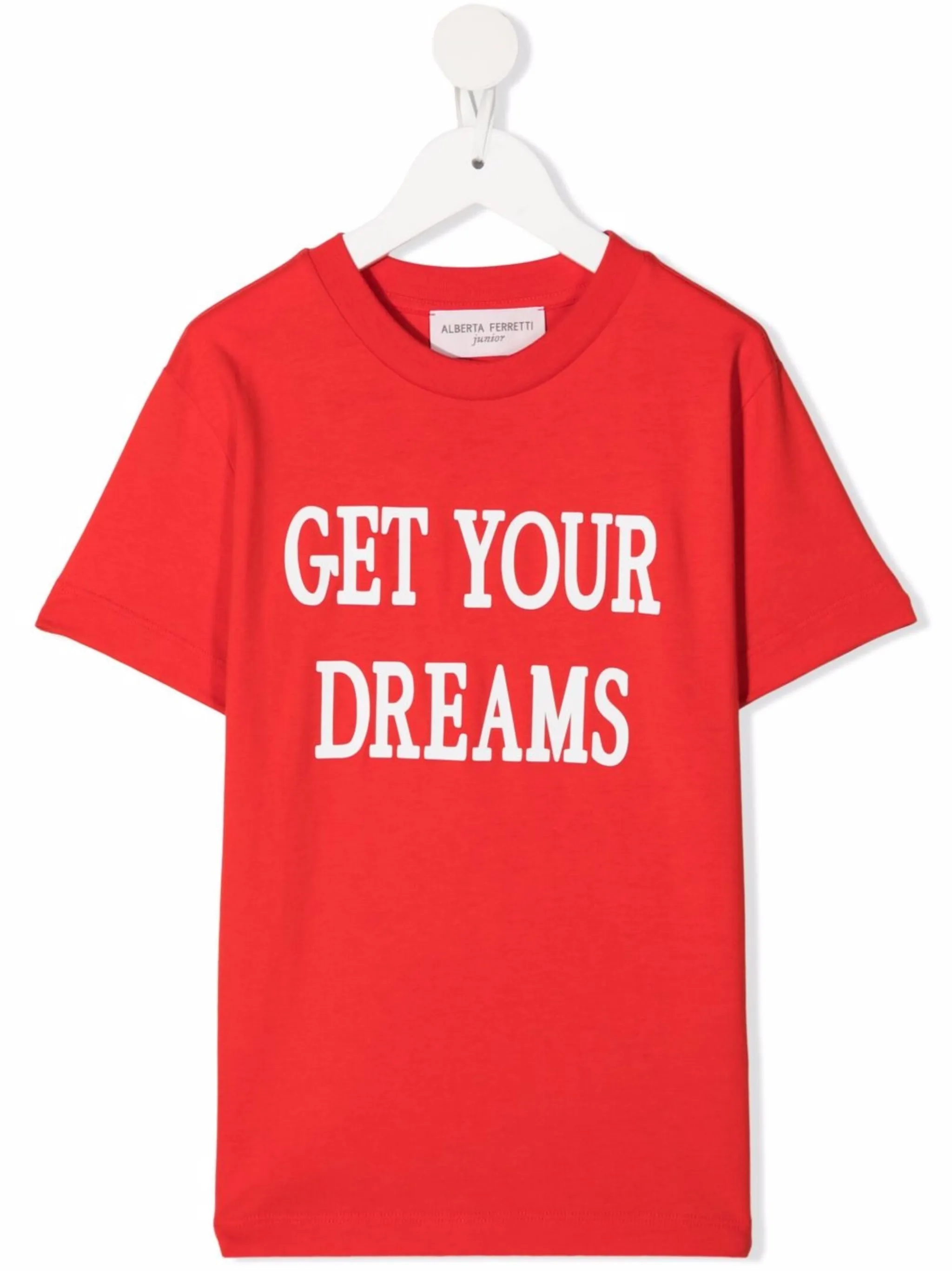 

Футболка Get Your Dreams Alberta Ferretti Kids, красный
