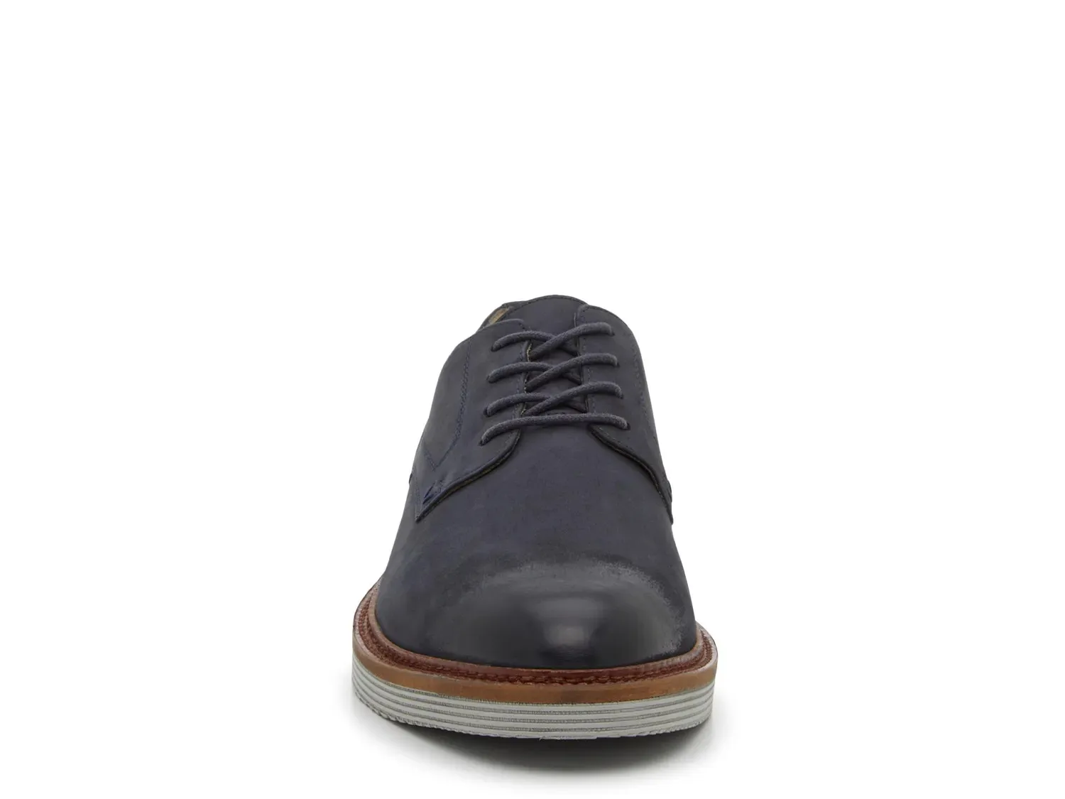 Vince Camuto Mens Vince Camuto Мужские Trent Oxford, темно-синяя кожа нубук — фото 2