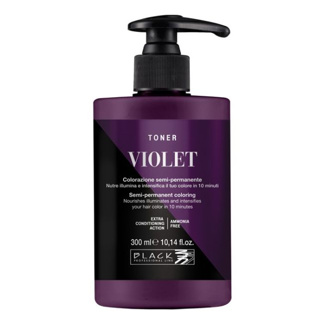 

Черный тонирующий крем для волос Black Professional, цвет violet, 300 мл