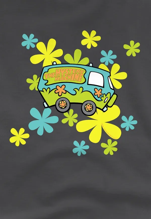Футболка Cotton Soul с принтом Scooby Doo The Mystery Machine, антрацит — фото 3