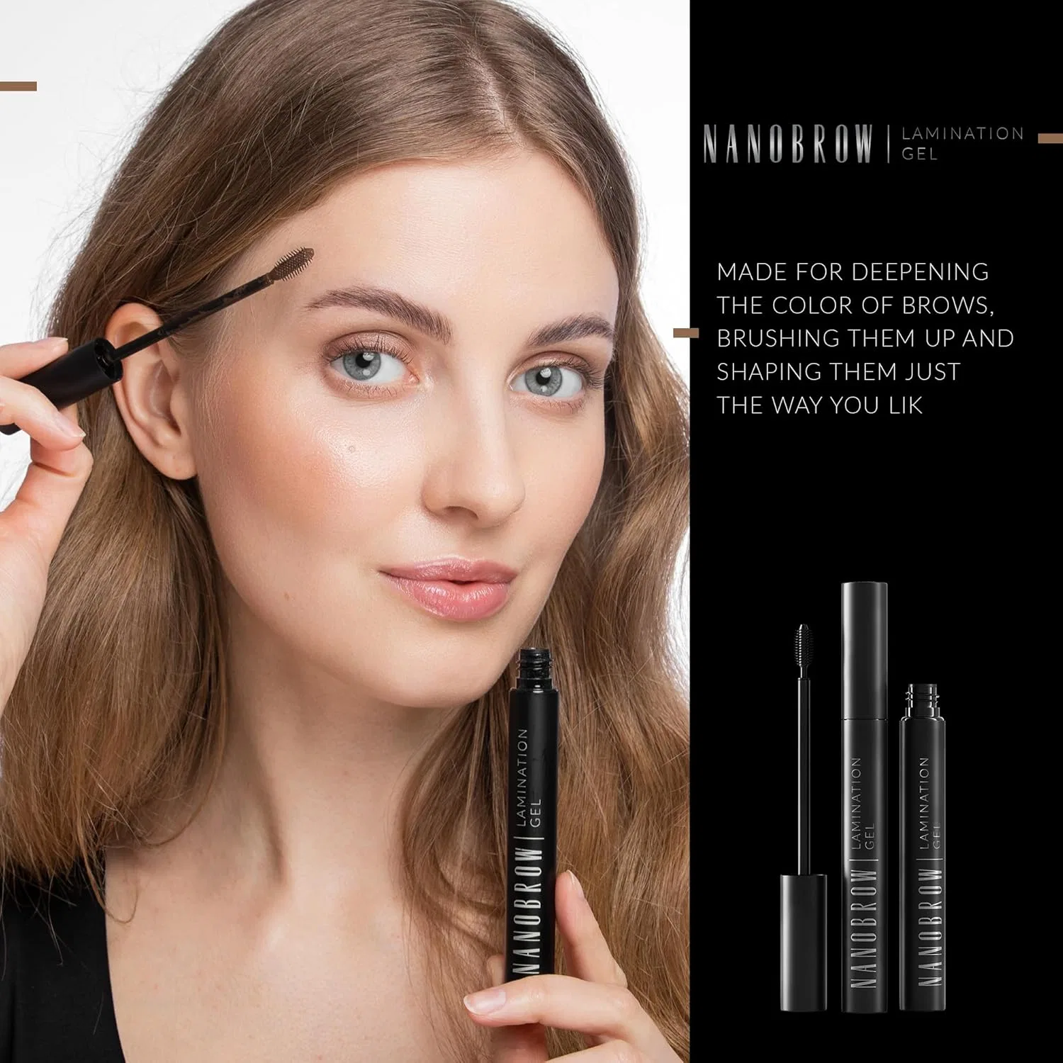 Гель для ламинирования бровей Nanobrow Lamination Gel Nanobrow, Beige — фото 3