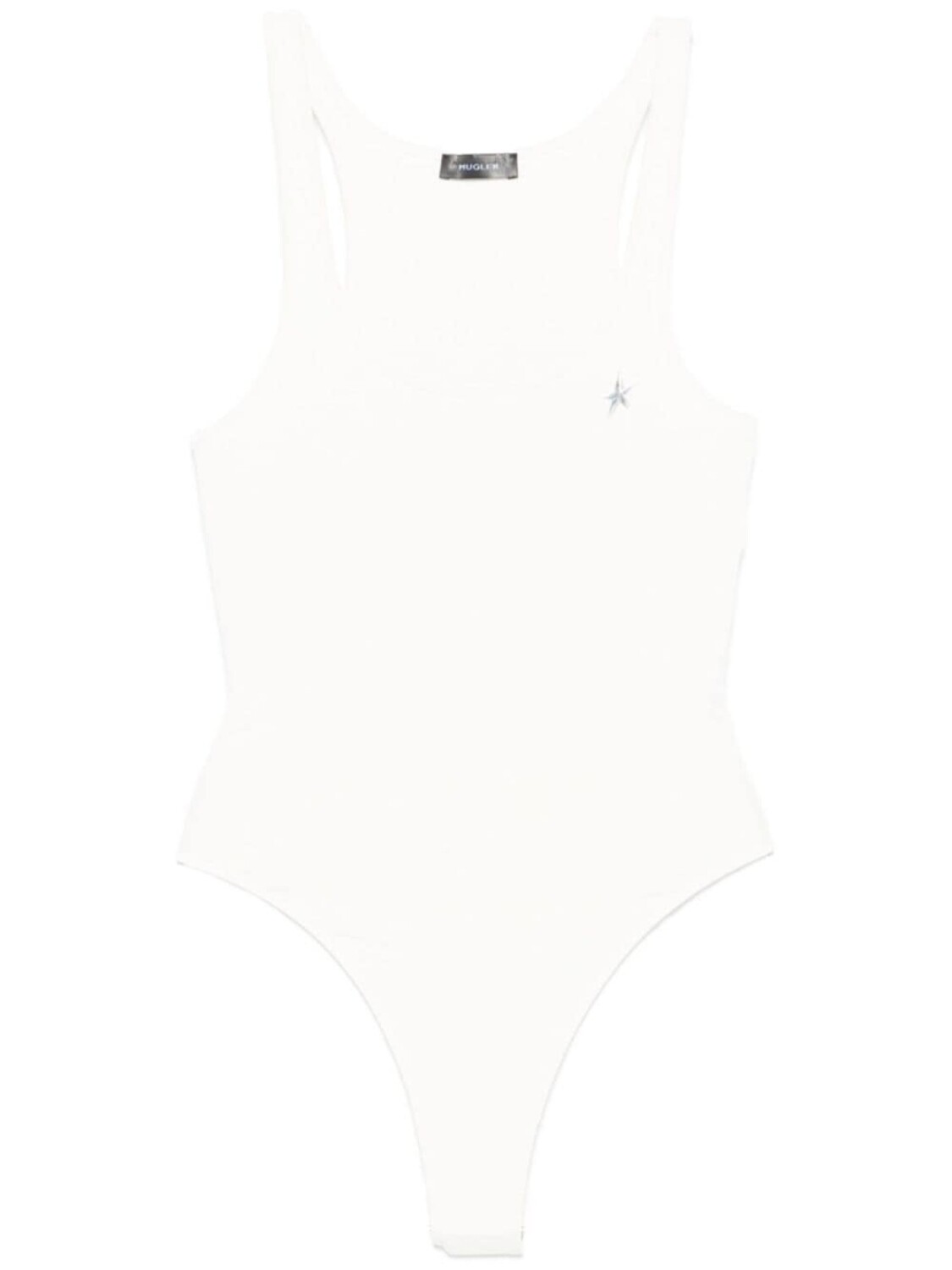 

Mugler боди Mugler-Star, белый
