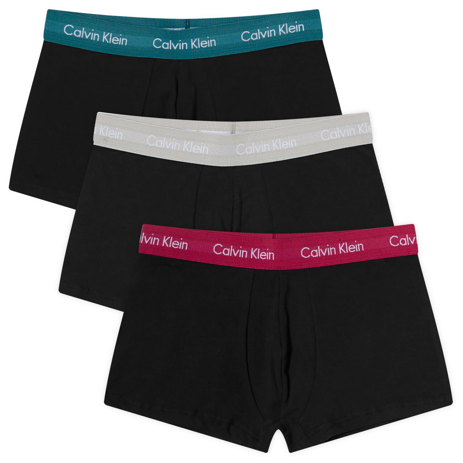 

Трусы Calvin Klein Low Rise Trunk - 3 Pack, черный