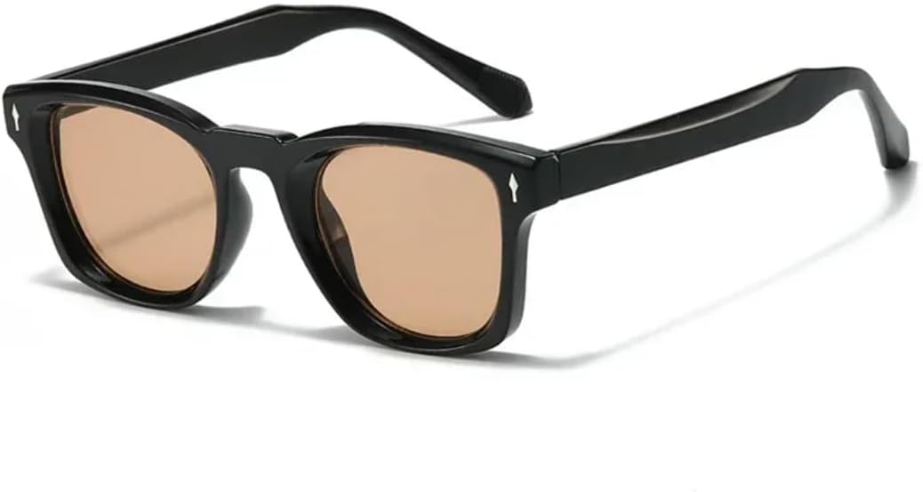 

Солнцезащитные очки Retro Rivets для женщин, модные градиентные очки с защитой от УФ-излучения UV400 для мужчин, зеленые и черные солнцезащитные очки SZVVBKK, Black Light Tea