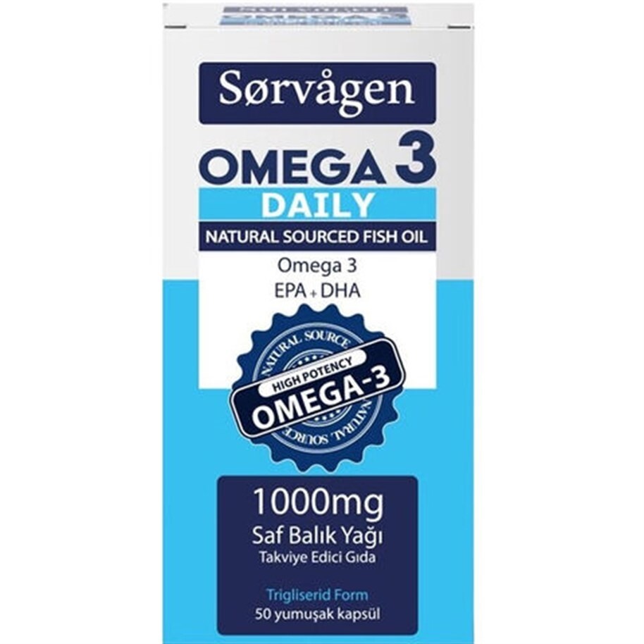 

Sorvagen Omega 3 Daily Pure Fish Oil 50 капсул