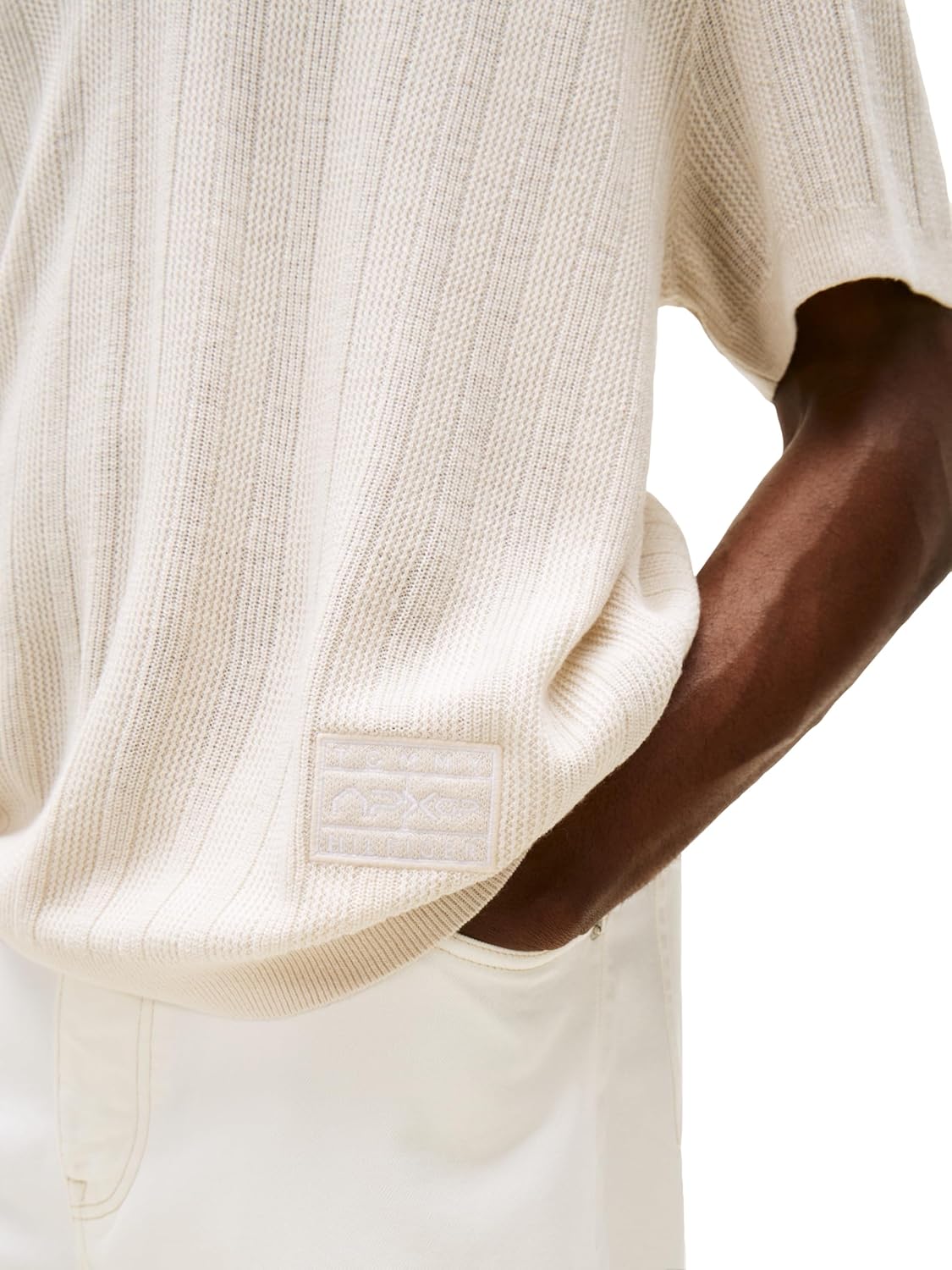 Мужской свитер-поло Tommy Hilfiger из коллекции APXGP, Newsprint — фото 2