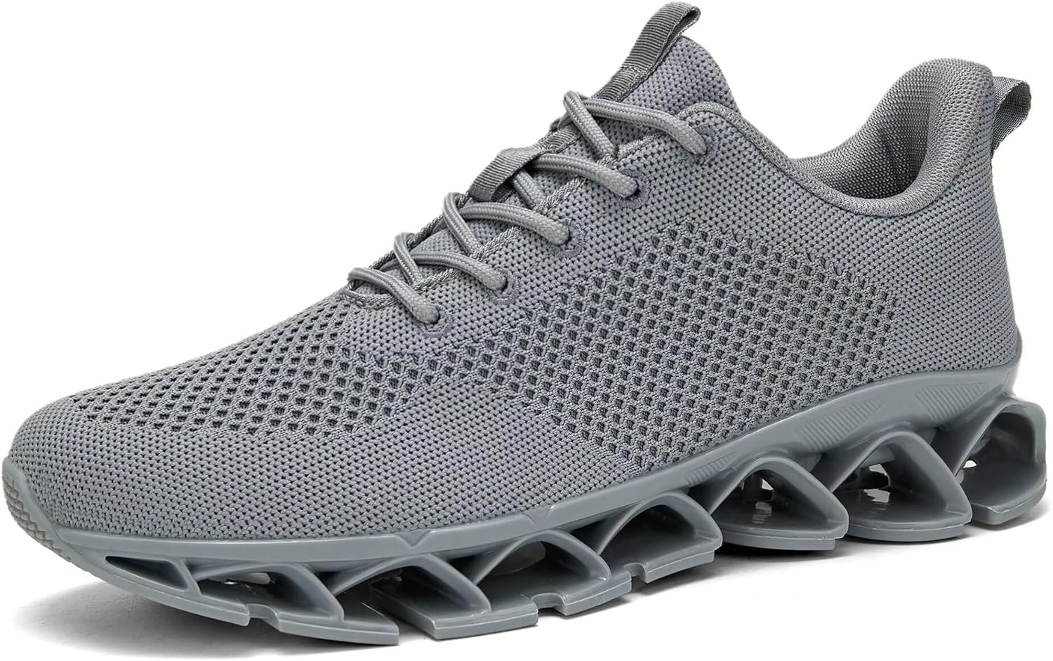 

Мужские кроссовки для бега и ходьбы Blade, модные трекинговые кроссовки с дышащей сеткой, удобные, противоскользящие, для работы, тенниса и спорта Chopben, серый