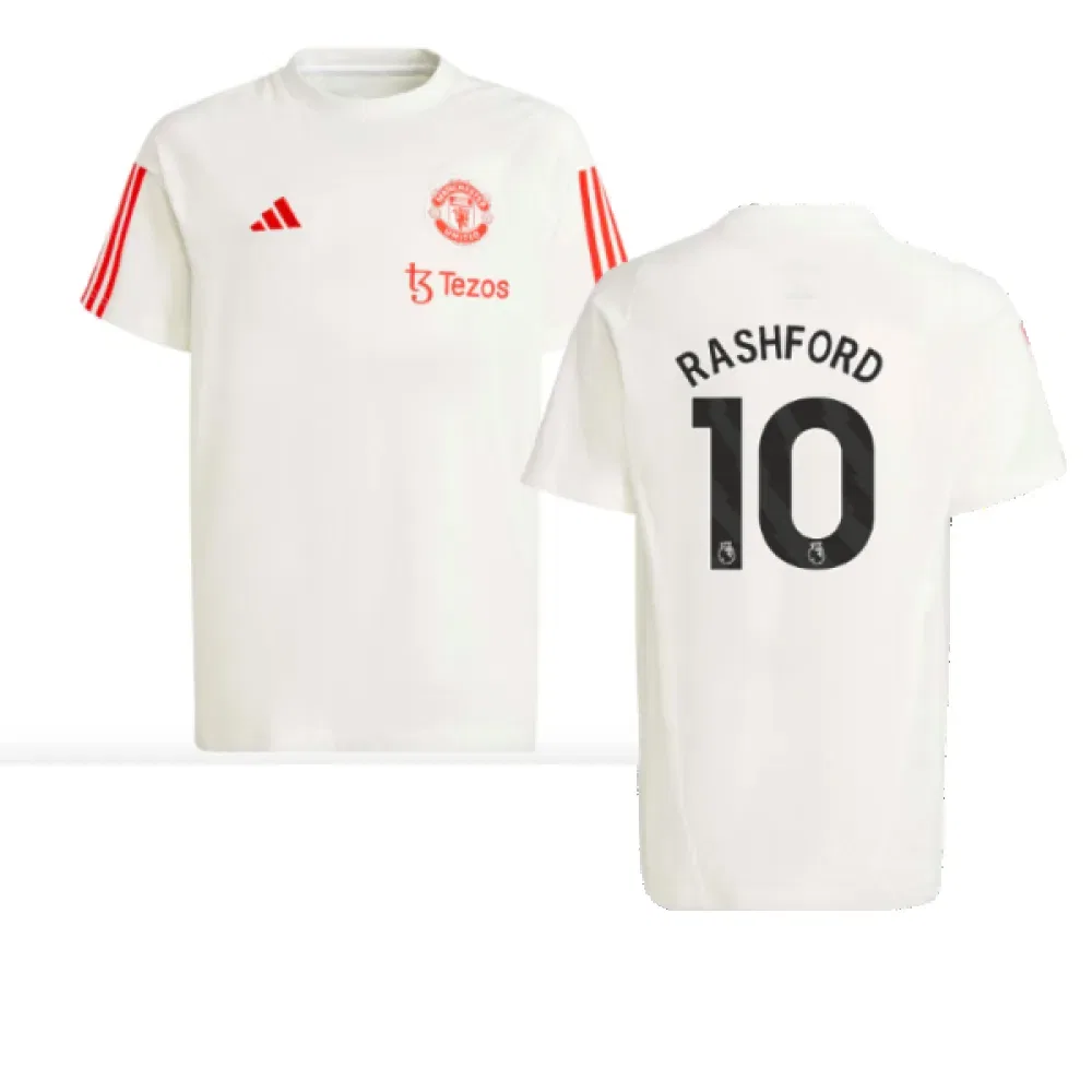 Футболка тренировочная Manchester United Fc Rashford 10, белый