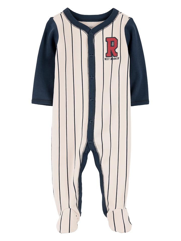 

Комбинезон carter's, бежевый/темно-синий