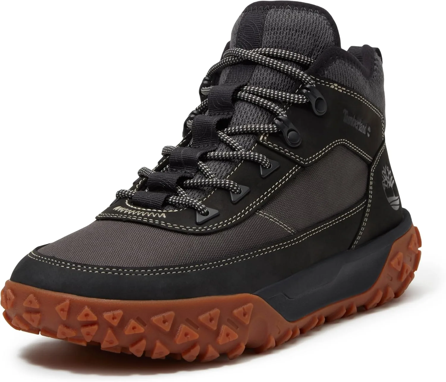 Кроссовки Timberland GSM6 Mid Lace Trainers EJP - темно-серый сетчатый материал