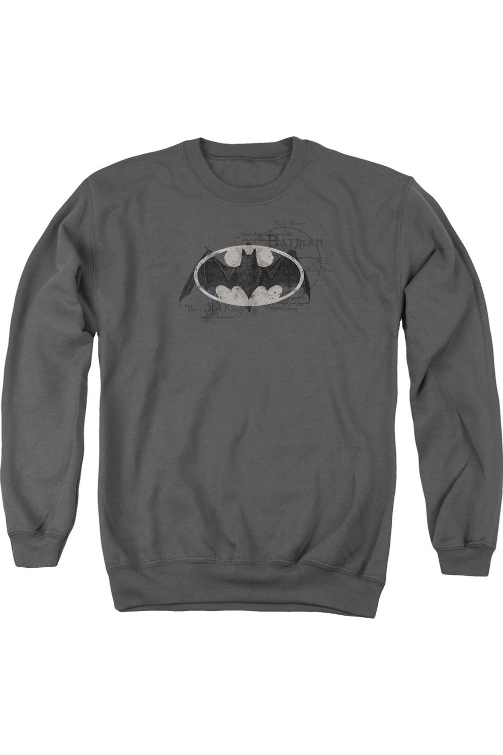 

Толстовка Batman Arcane Bat Logo для взрослых с круглым вырезом Gildan, цвет charcoal