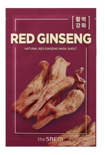 

Тканевая маска, Красный женьшень, 21 мл The Saem, Natural Mask Sheet