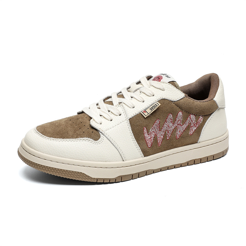 

Мужские дышащие низкие кроссовки для скейтбординга WEISHIBANGWEI, Khaki