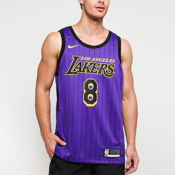 Майка Nike NBA Jersey Kobe Bryant SW Fan Edition 18-19 Season City limited lakers No. 8 Purple, фиолетовый — фото 3