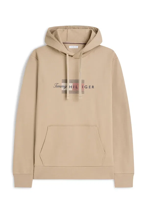 Толстовка с капюшоном Tommy Hilfiger, батик хаки — фото 4