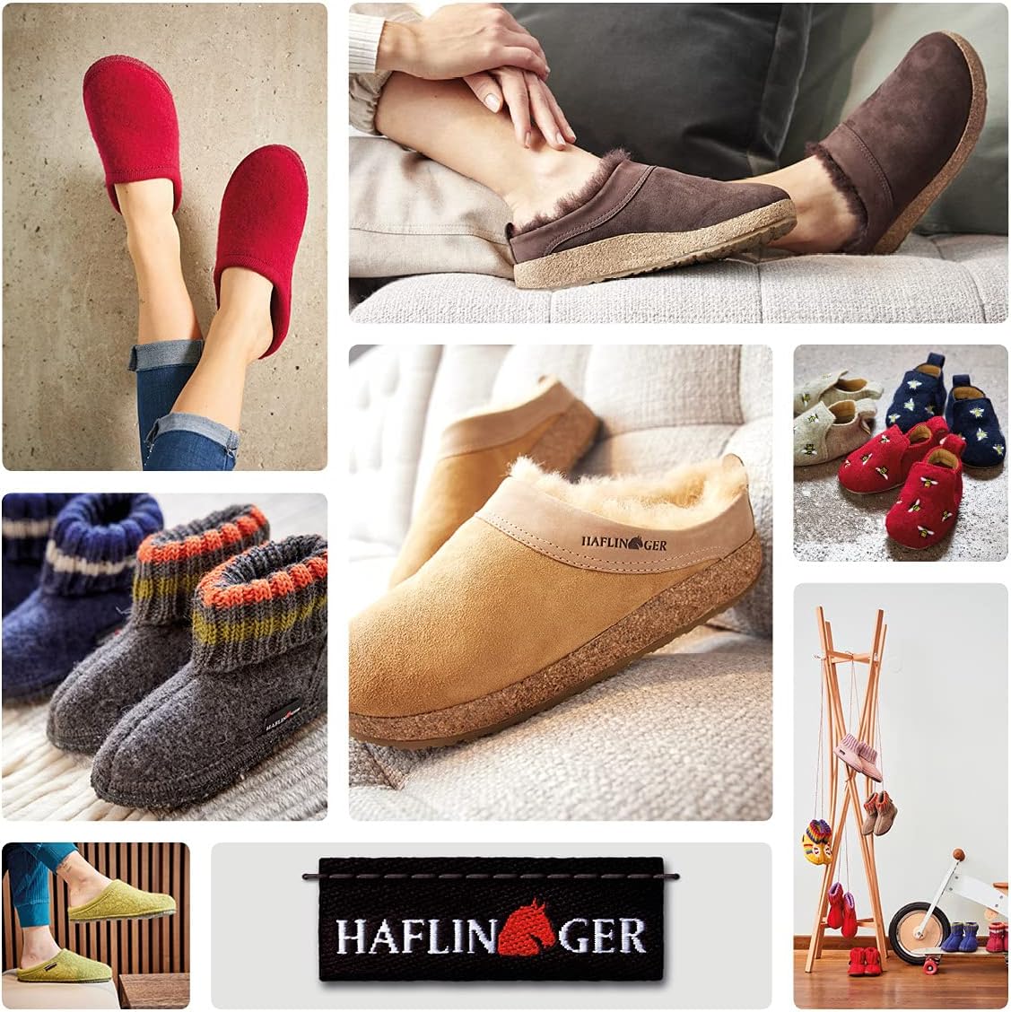 Унисекс тапочки HAFLINGER AS с войлочной подошвой, Charcoal — фото 4