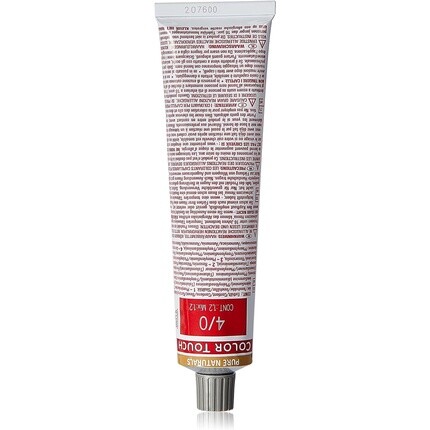 

Полуперманентная краска для волос Color Touch 4/0 Средне-коричневый, 60 мл, Wella