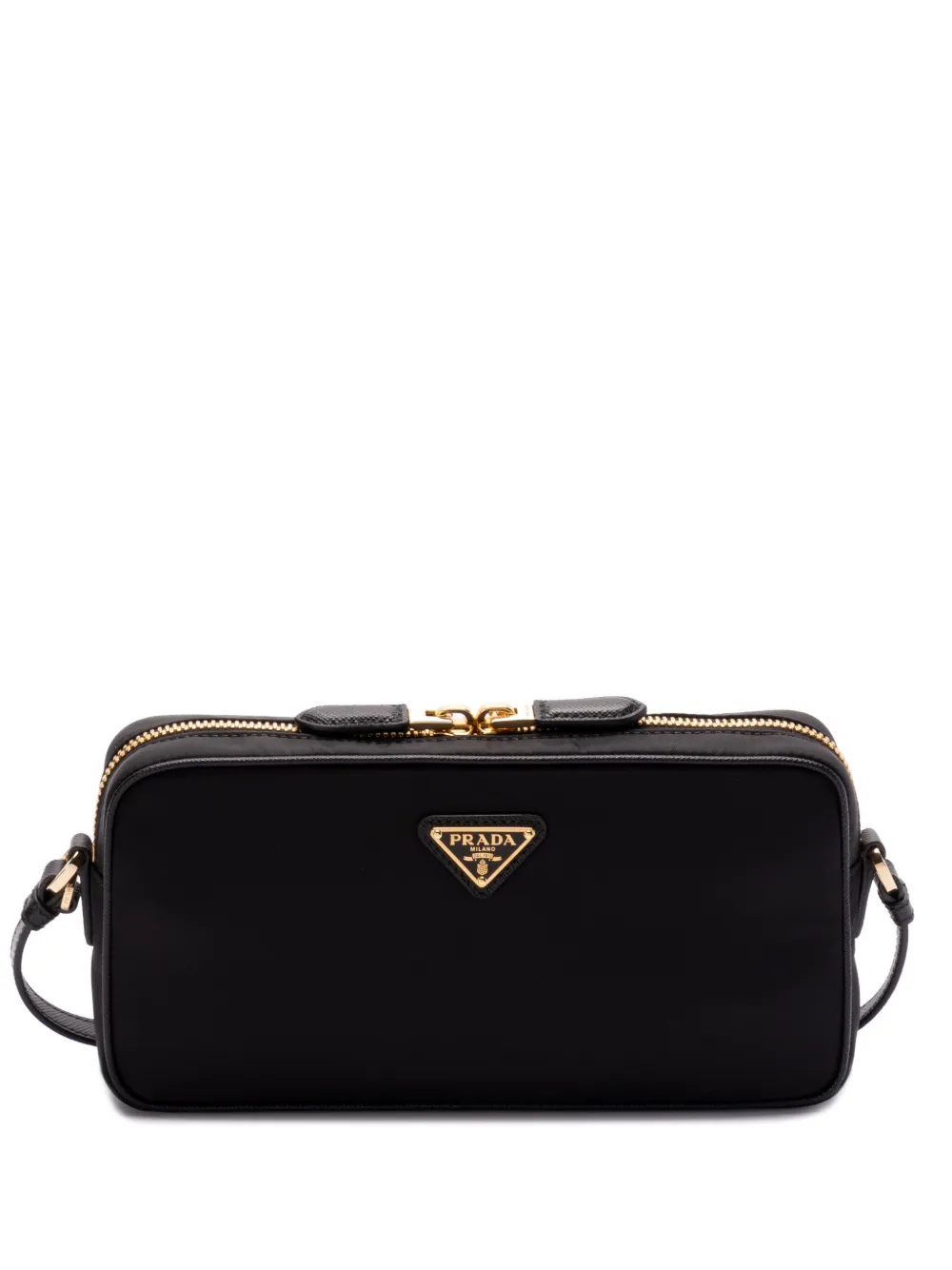 

Сумка через плечо с логотипом Prada, черный