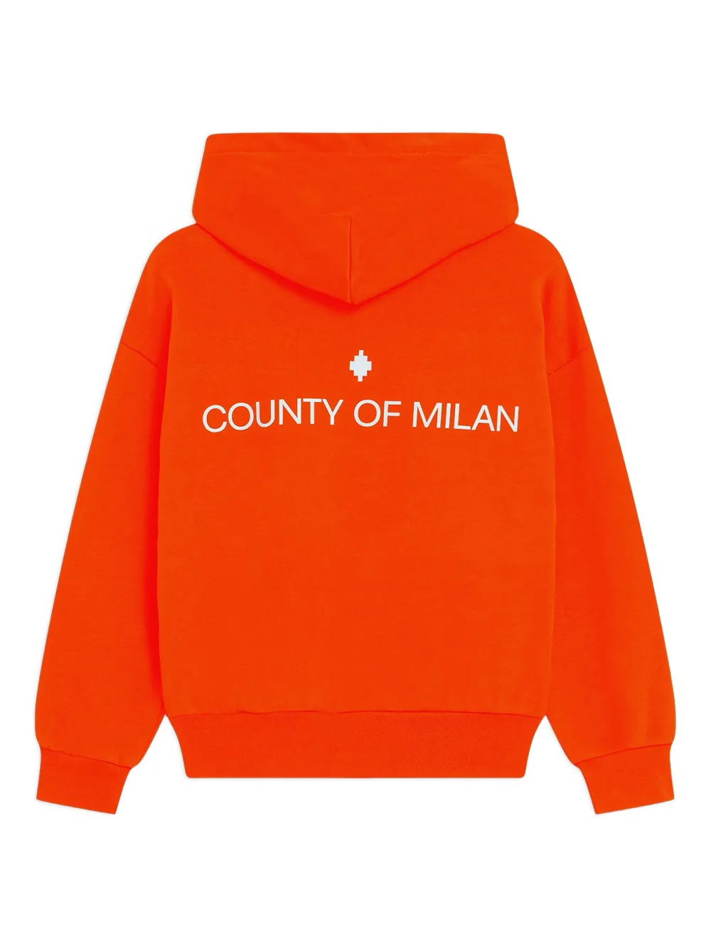 Худи с капюшоном и логотипом County Of Milan Kids, оранжевый — фото 2