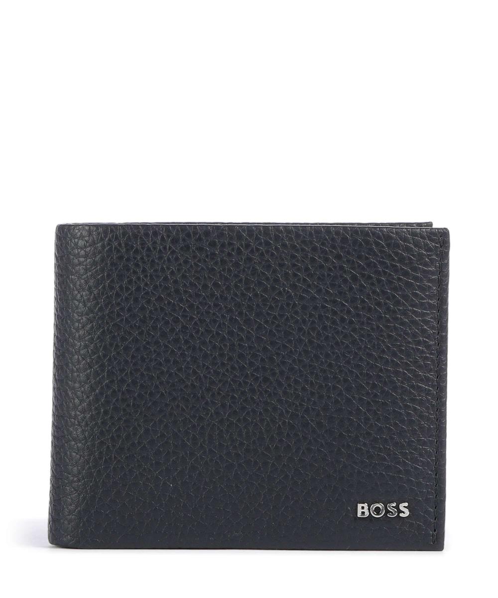 

Кошелек Crosstown из зернистой коровьей кожи Boss, синий