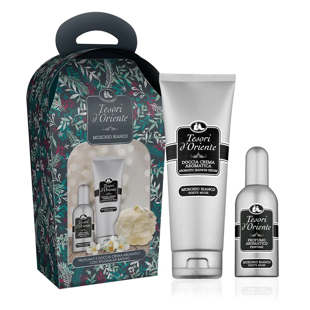 Подарочный набор Tesori d'Oriente «White Musk» с кремом для душа 250 мл и ароматическим спреем 100 мл Tesori D'Oriente